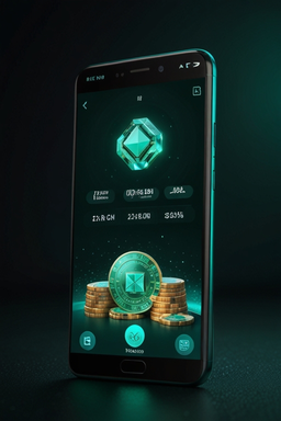 Smartphone con app casino